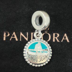 Pandora Cape May Lighthouse Exclusive Dangle Charm S925 Silver Bracelet Pendant